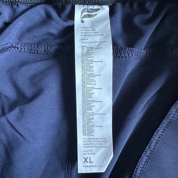Fabletics “The Franchise Short”, Black, XL, brand new - Picture 3 of 3